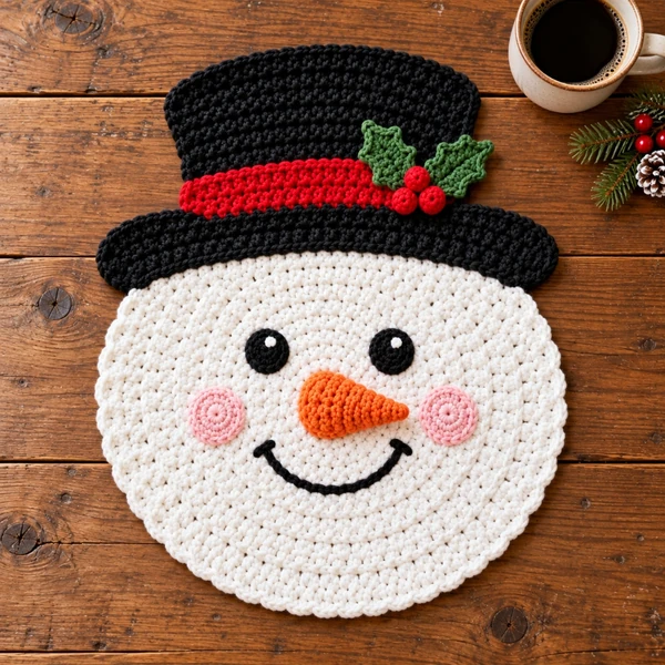 Mantel individual Muñeco de Nieve