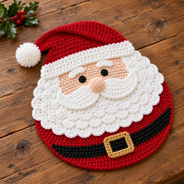 Mantel individual Santa Claus